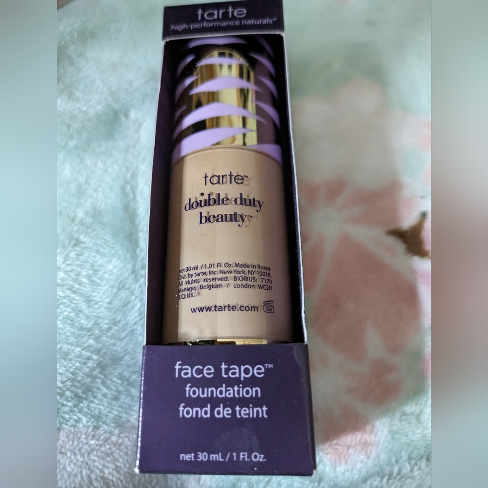 NIB Tarte full size face tape foundation 29N